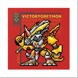 digimon vb victory greymon Posters and Art